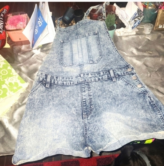 💋5/20 Nobo denim overalls 15/17 - Picture 2 of 4